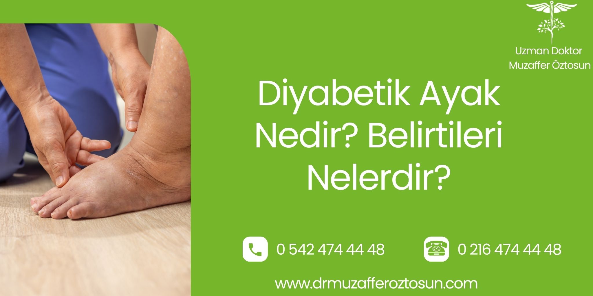 Diyabetik ayak, yüksek kan şekerinin damar ve sinir yapısını bozmasıyla oluşan kronik yara tablosudur. Erken teşhis, ozon tedavisi ve doğru bakım önemli esastır