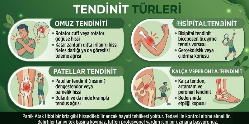 Tendinit türleri nelerdir